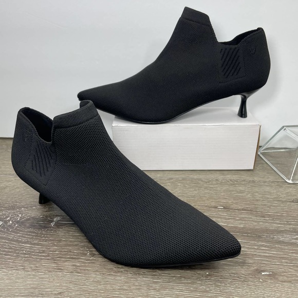 vivaia Shoes - 9.5 41 Black Vivaia Bootie Classic High Heel Slip Dress Pumps Shoes Pointed Toe